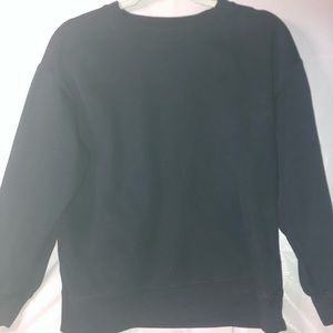 black crewneck